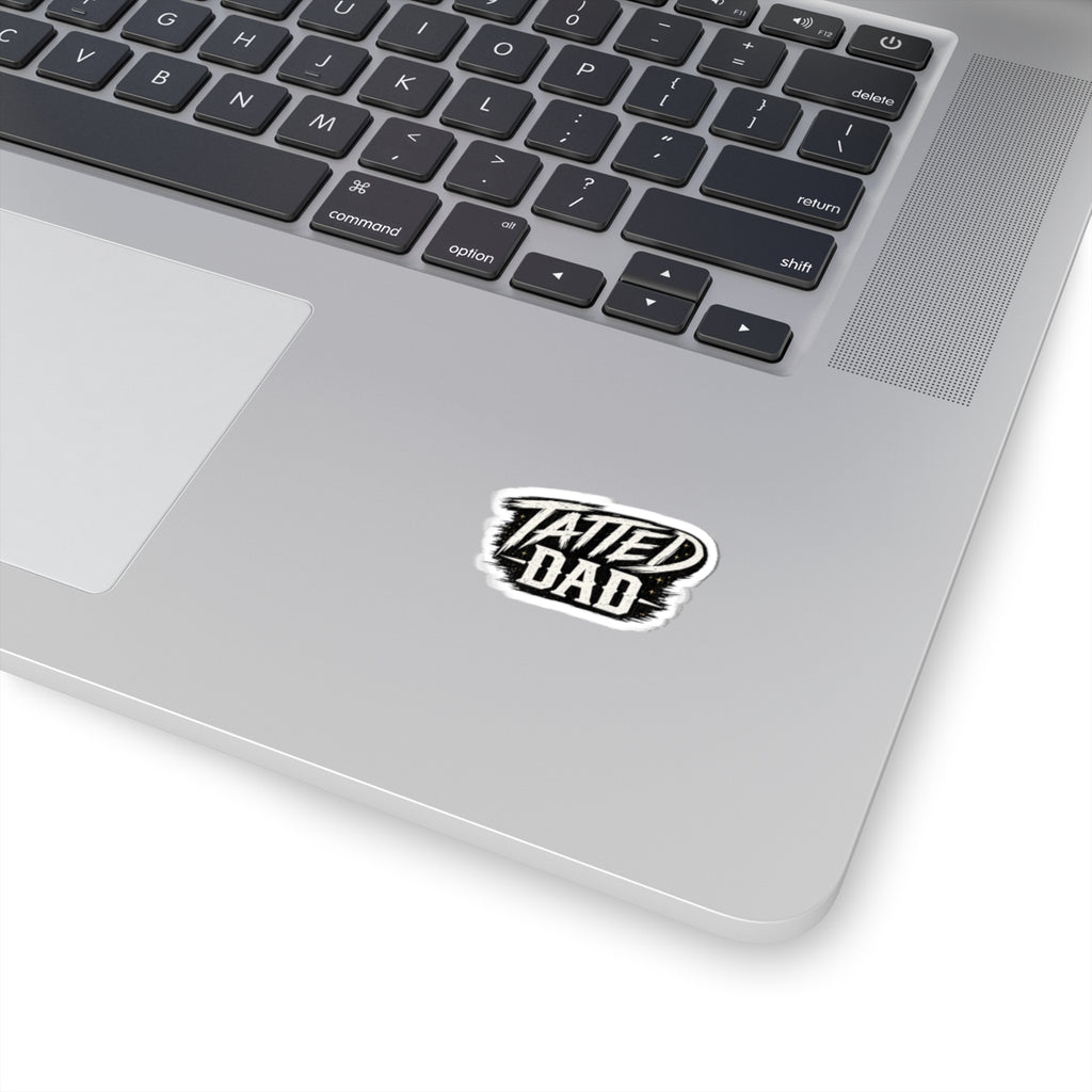 "Tatted Dad" Text Logo-Kiss-Cut Stickers