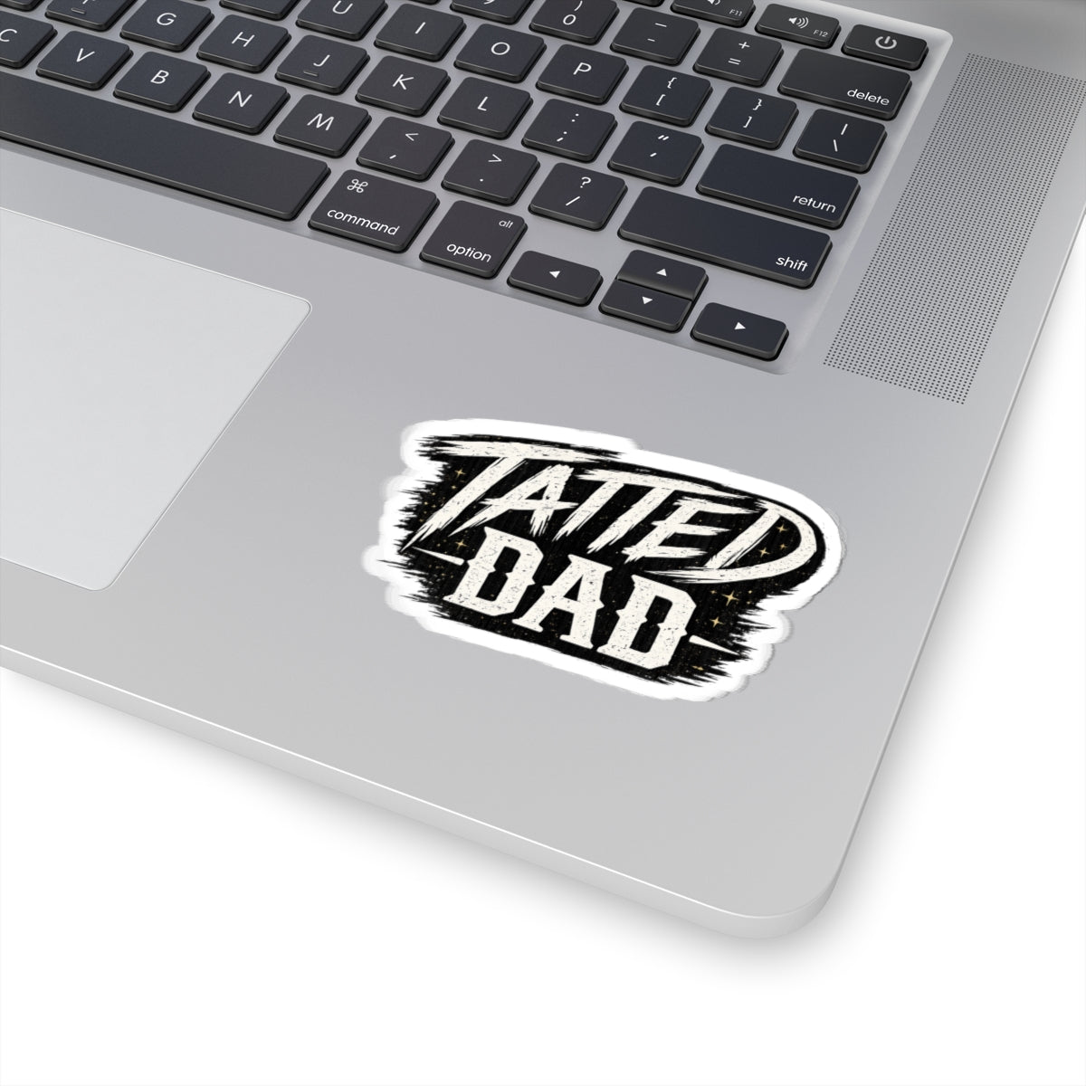 "Tatted Dad" Text Logo-Kiss-Cut Stickers
