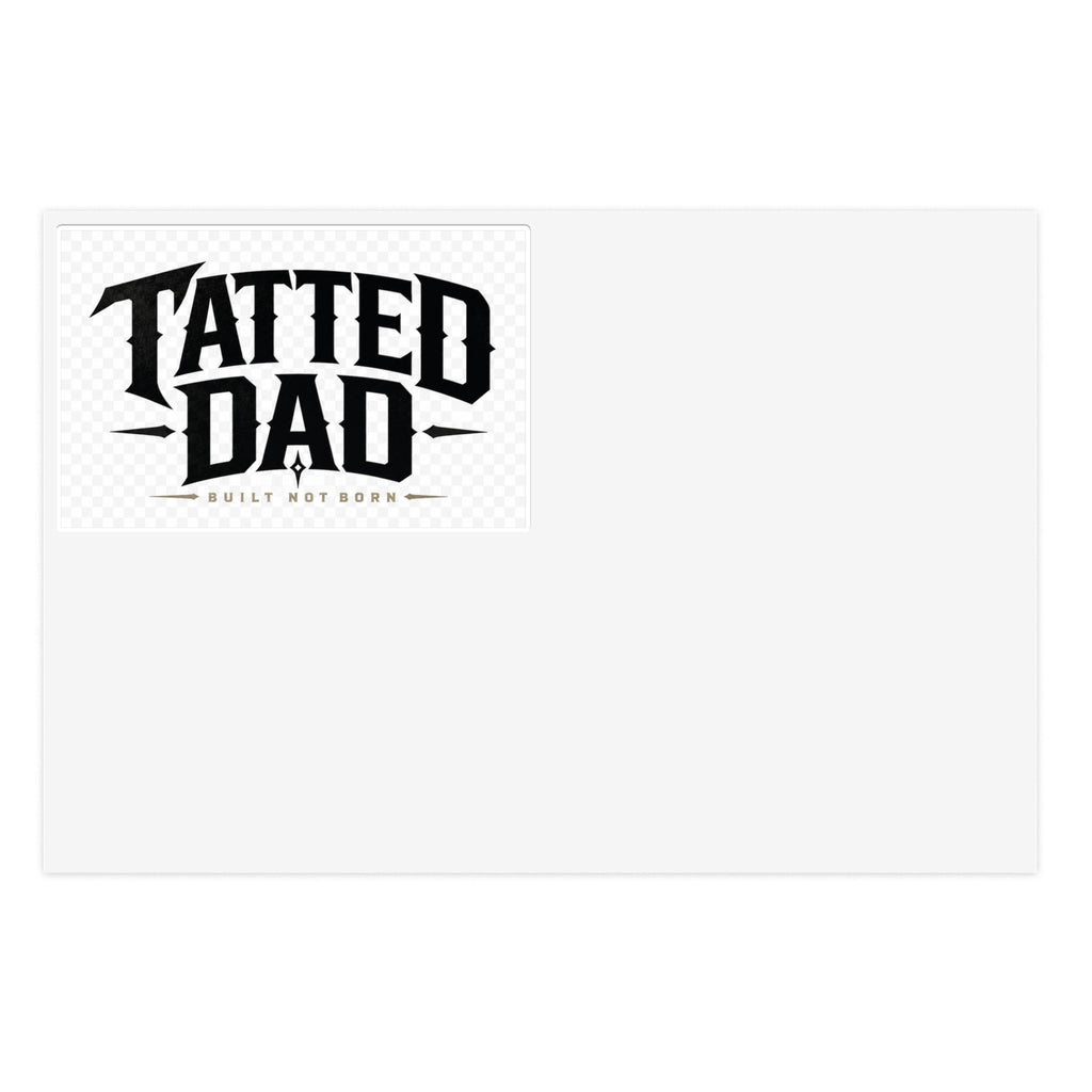 Tatted Dad - Built Not Born LogoSticker Sheets