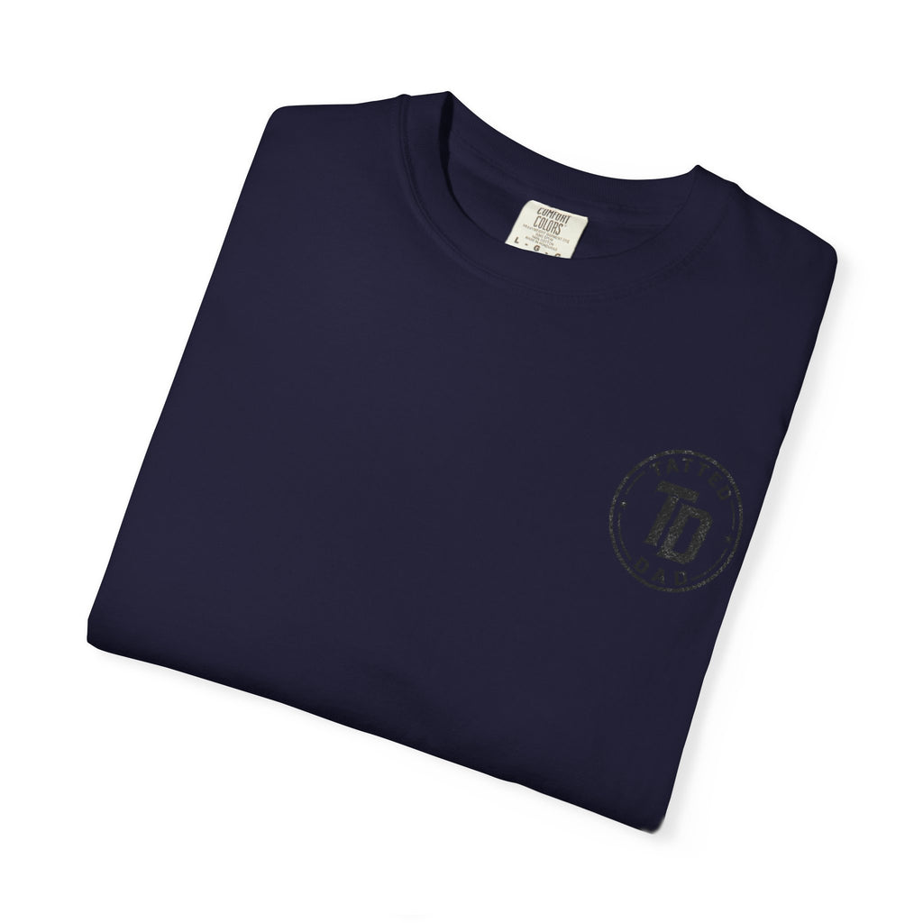 Family Forever Skull T-Shirt — 'Tatted Dad' Garment-Dyed Tee