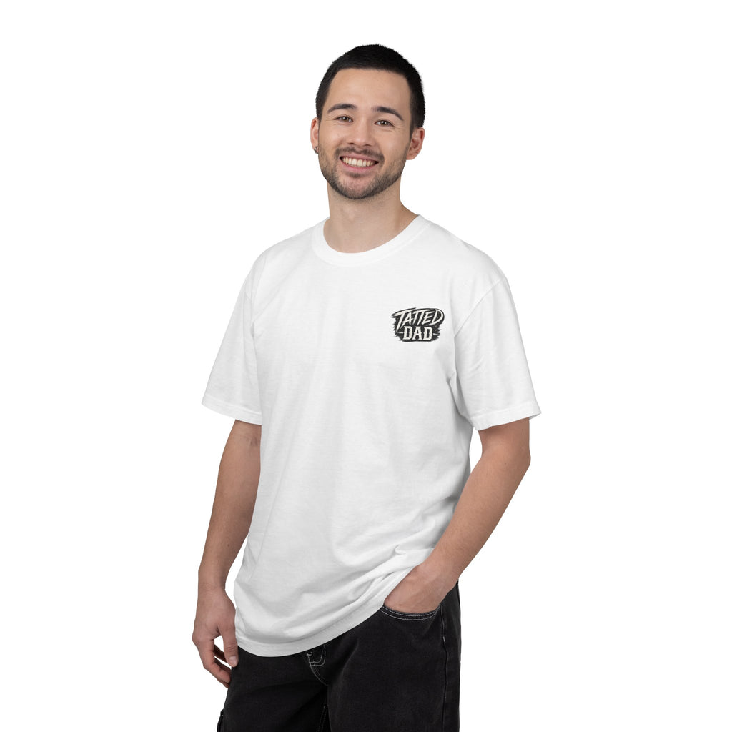 Built Not Born™ | Tatted Dad Premium Graphic T-Shirt | Comfort Colors® Men's Tee