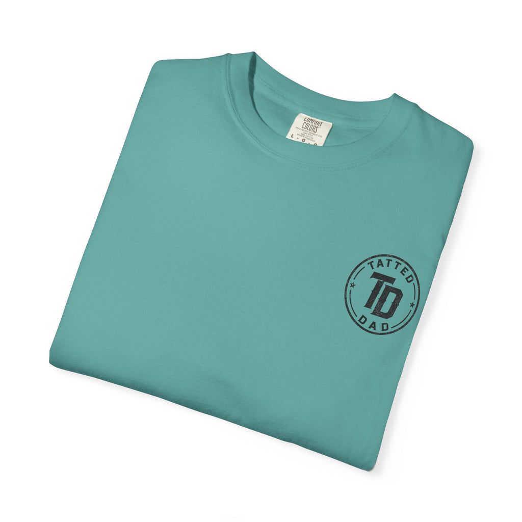 Family Forever Skull T-Shirt — 'Tatted Dad' Garment-Dyed Tee