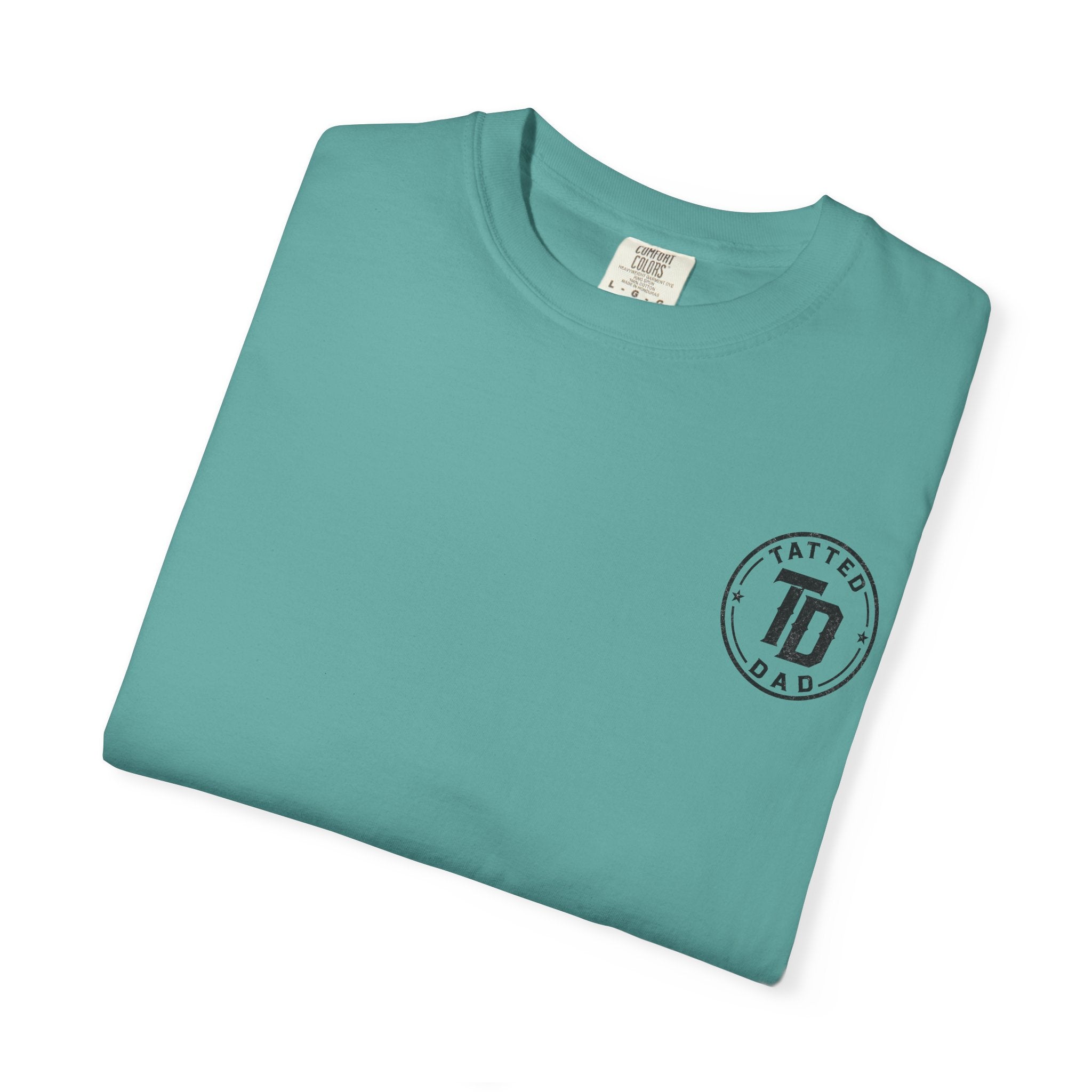 Family Forever Skull T-Shirt — 'Tatted Dad' Garment-Dyed Tee