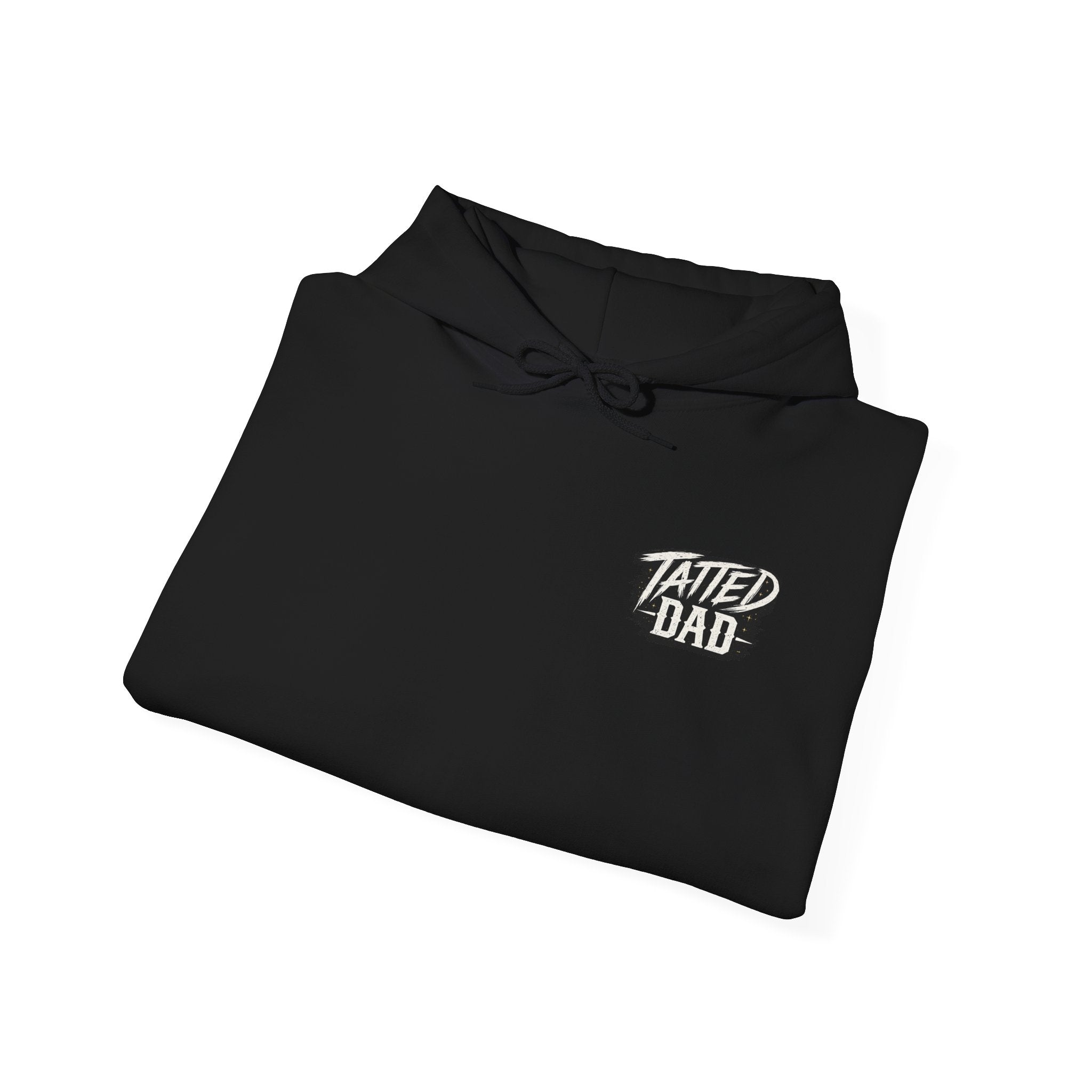 "Tatted Dad" Text Logo-Unisex Heavy Blend™ Hooded Sweatshirt