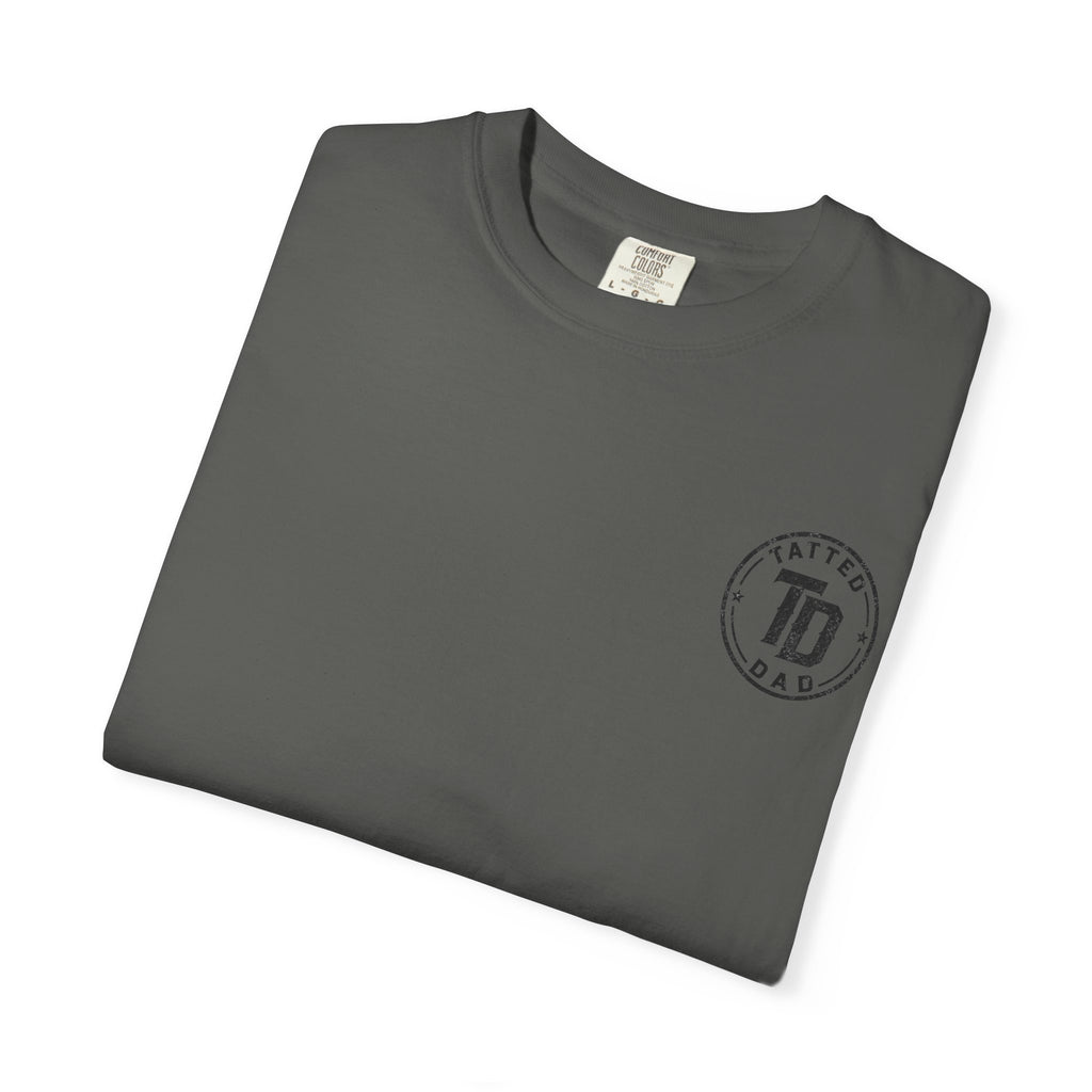 Family Forever Skull T-Shirt — 'Tatted Dad' Garment-Dyed Tee