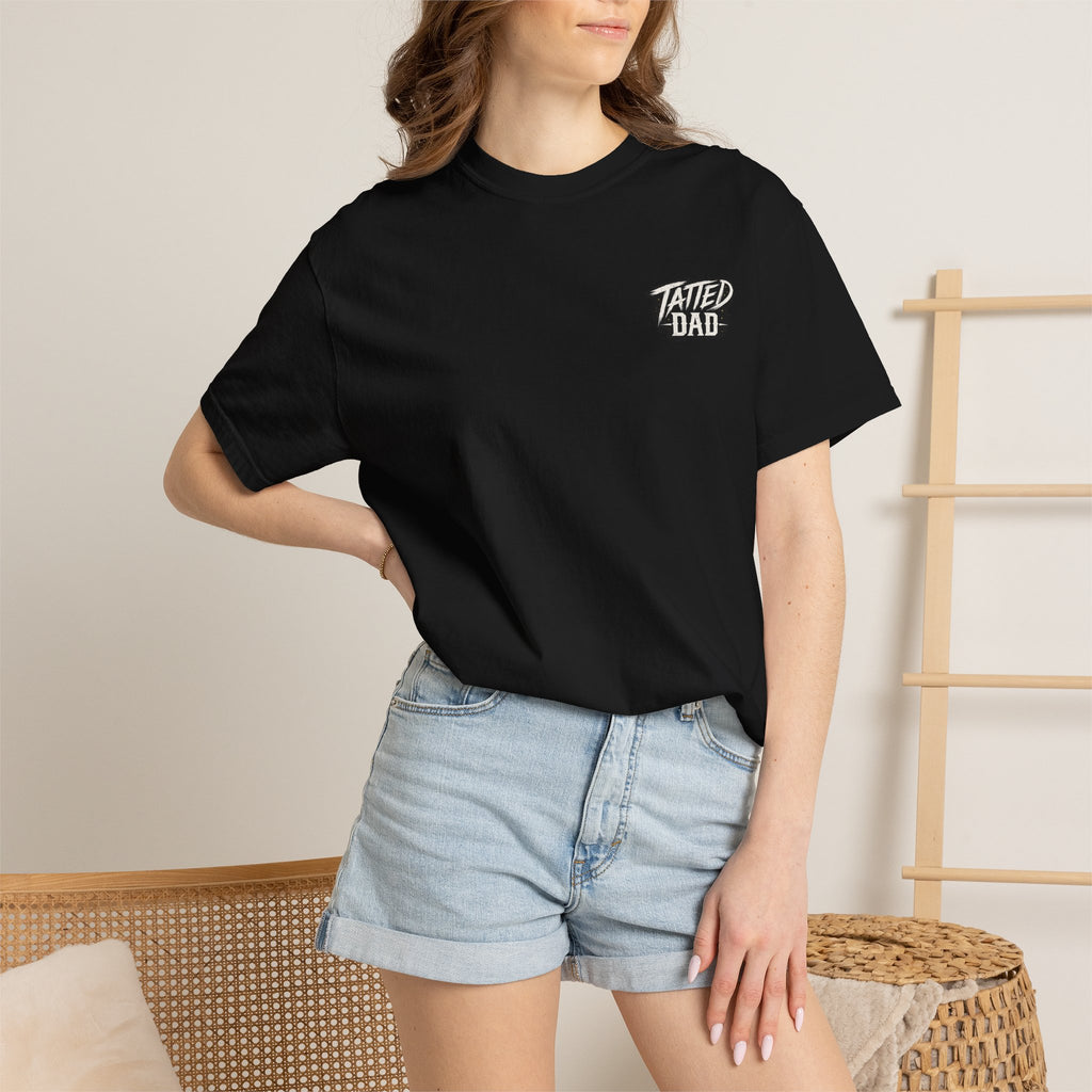 Built Not Born™ | Tatted Dad Premium Graphic T-Shirt | Comfort Colors® Men's Tee