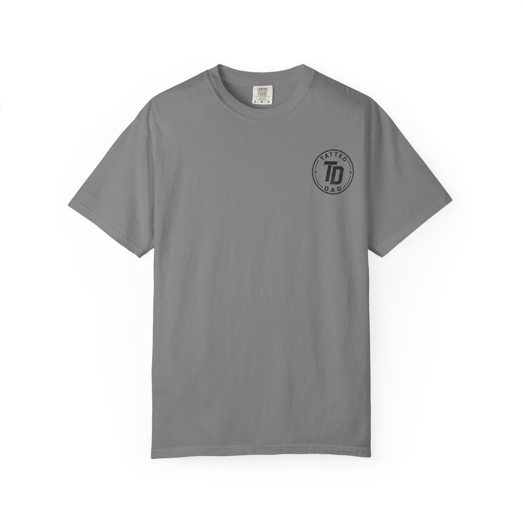 Family Forever Skull T-Shirt — 'Tatted Dad' Garment-Dyed Tee