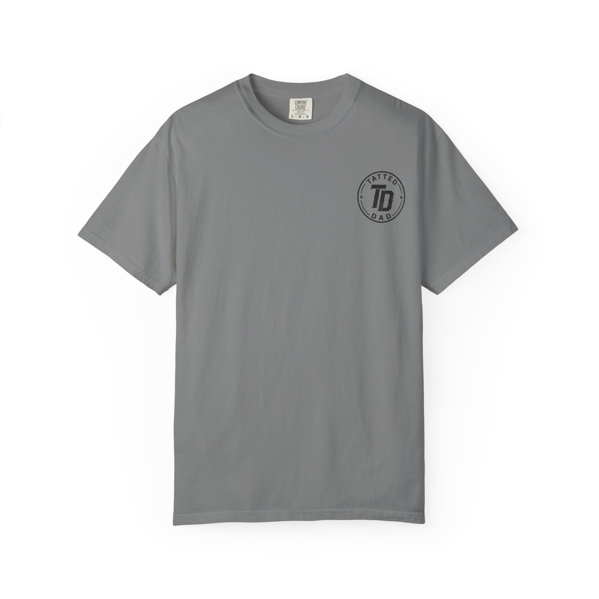 Family Forever Skull T-Shirt — 'Tatted Dad' Garment-Dyed Tee