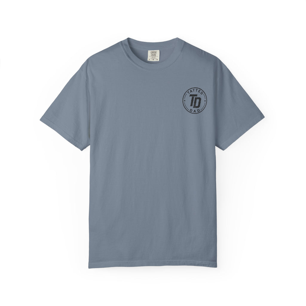 Family Forever Skull T-Shirt — 'Tatted Dad' Garment-Dyed Tee