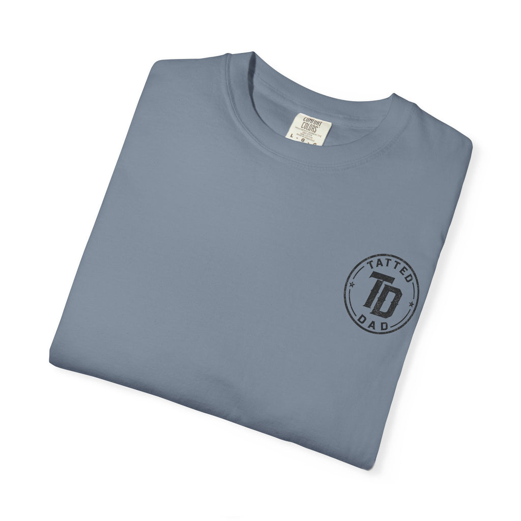 Family Forever Skull T-Shirt — 'Tatted Dad' Garment-Dyed Tee