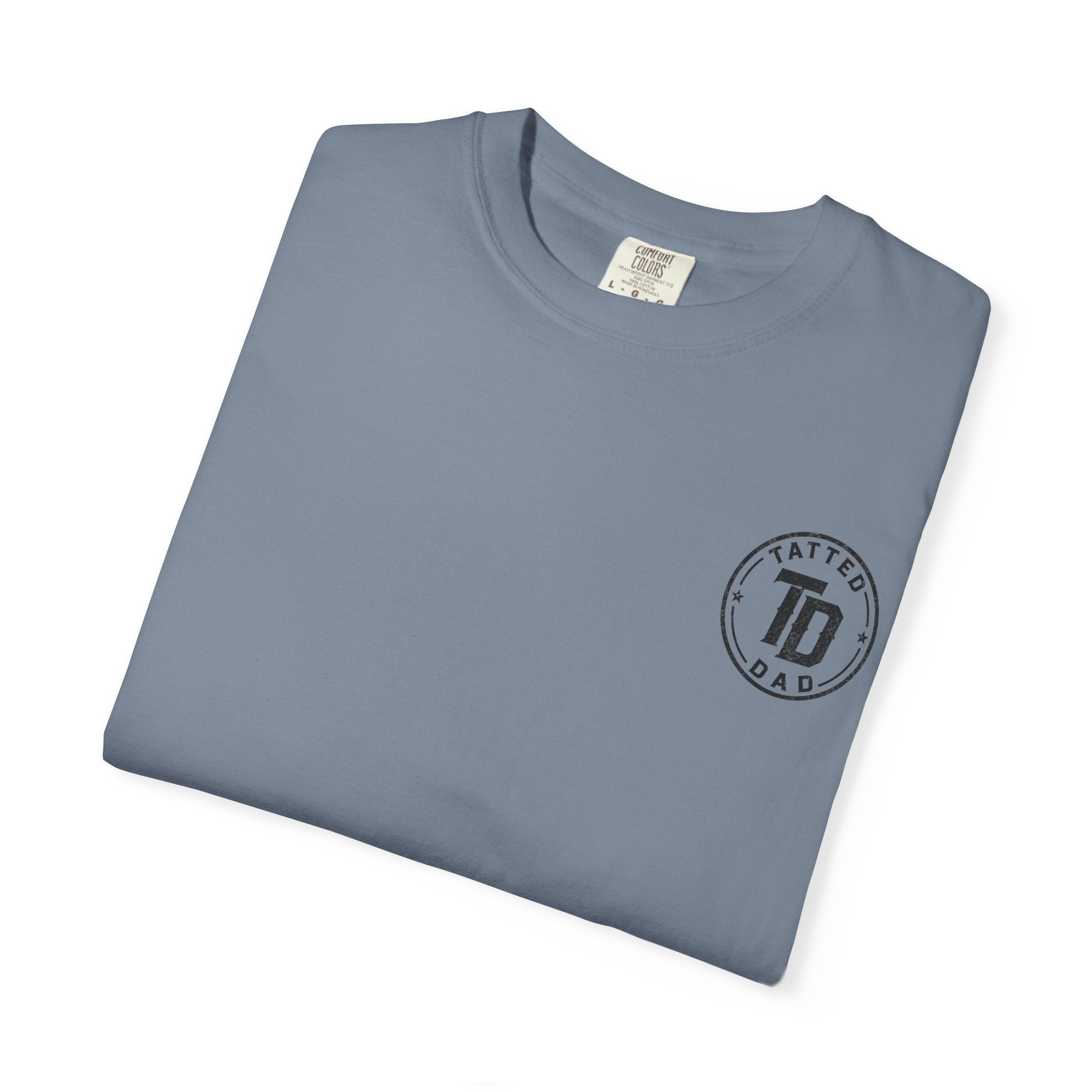 Family Forever Skull T-Shirt — 'Tatted Dad' Garment-Dyed Tee