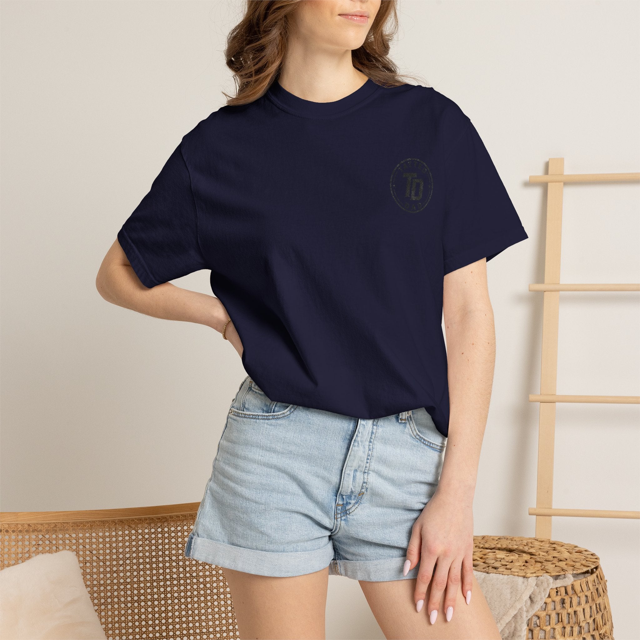 Family Forever Skull T-Shirt — 'Tatted Dad' Garment-Dyed Tee