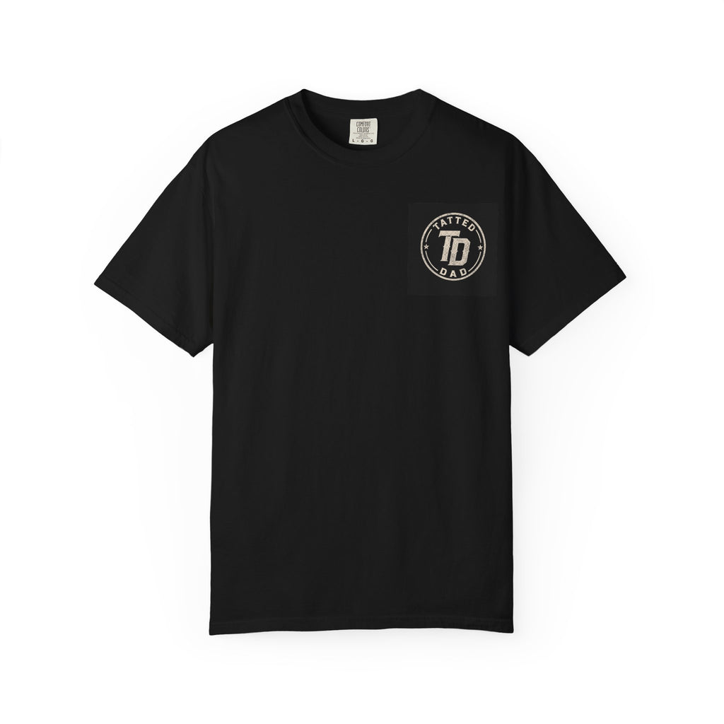 T-Shirt — “Family Forever” Tatted Dad Skull Graphic