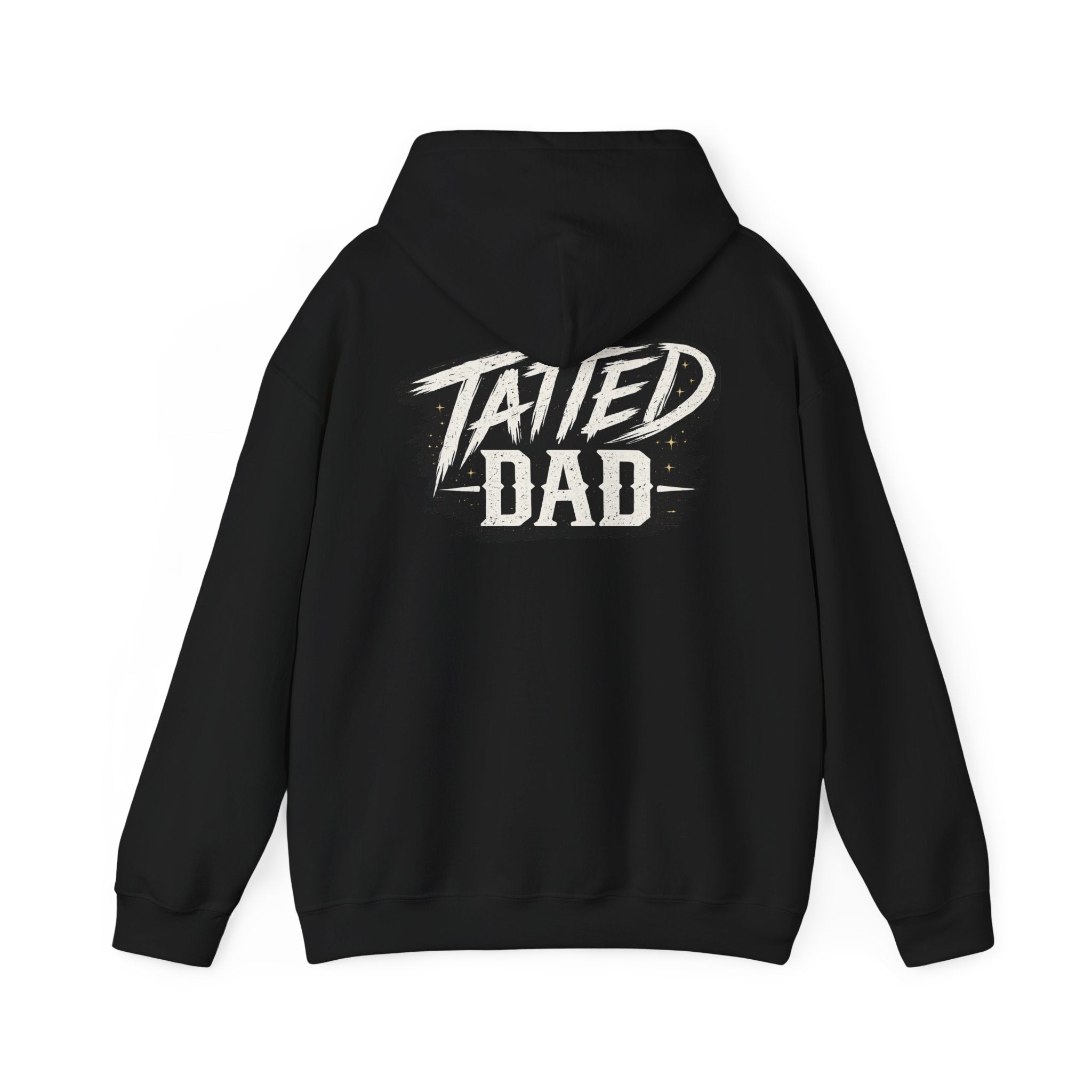 "Tatted Dad" Text Logo-Unisex Heavy Blend™ Hooded Sweatshirt