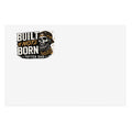 Built Not Born Skull Sticker Sheet – 'Tatted Dad' Vintage Motorcycle Skull Decal
