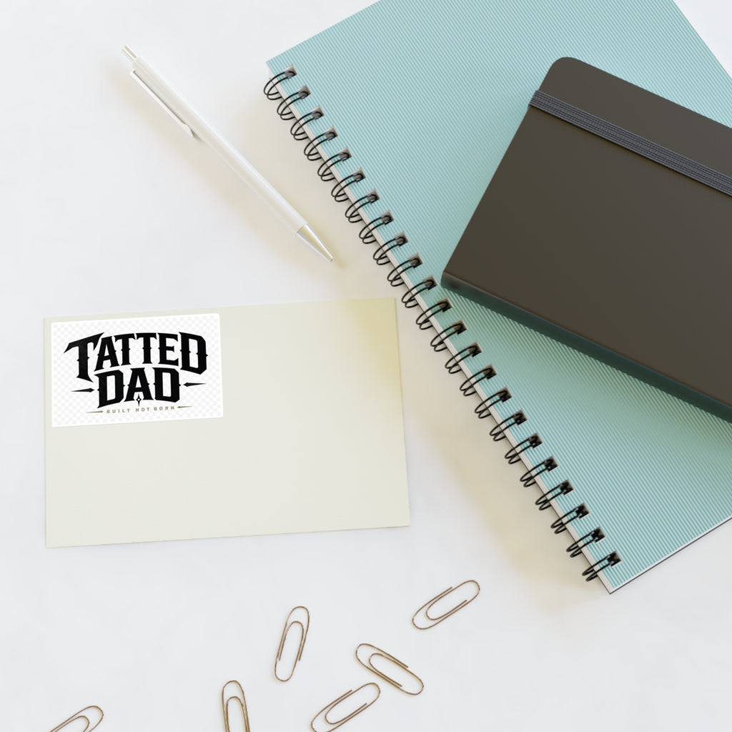 Tatted Dad - Built Not Born LogoSticker Sheets