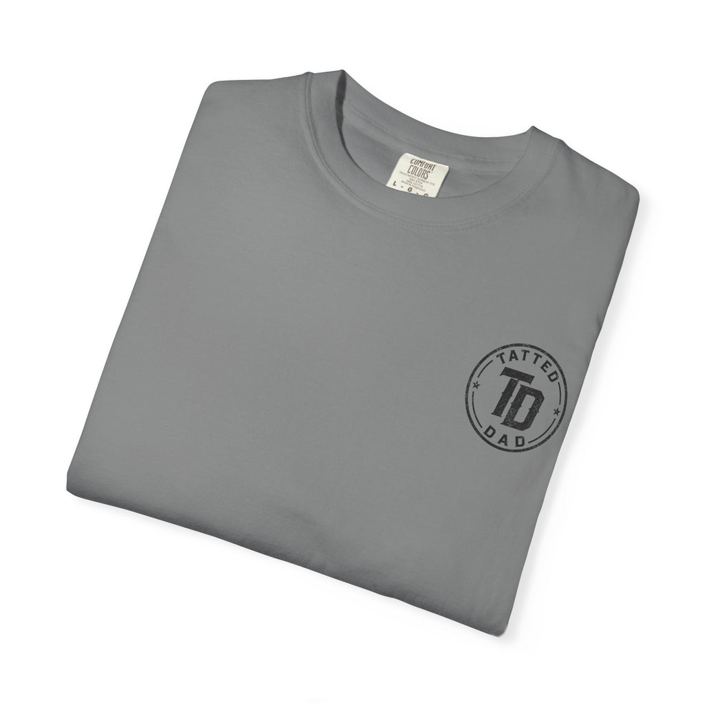 Family Forever Skull T-Shirt — 'Tatted Dad' Garment-Dyed Tee