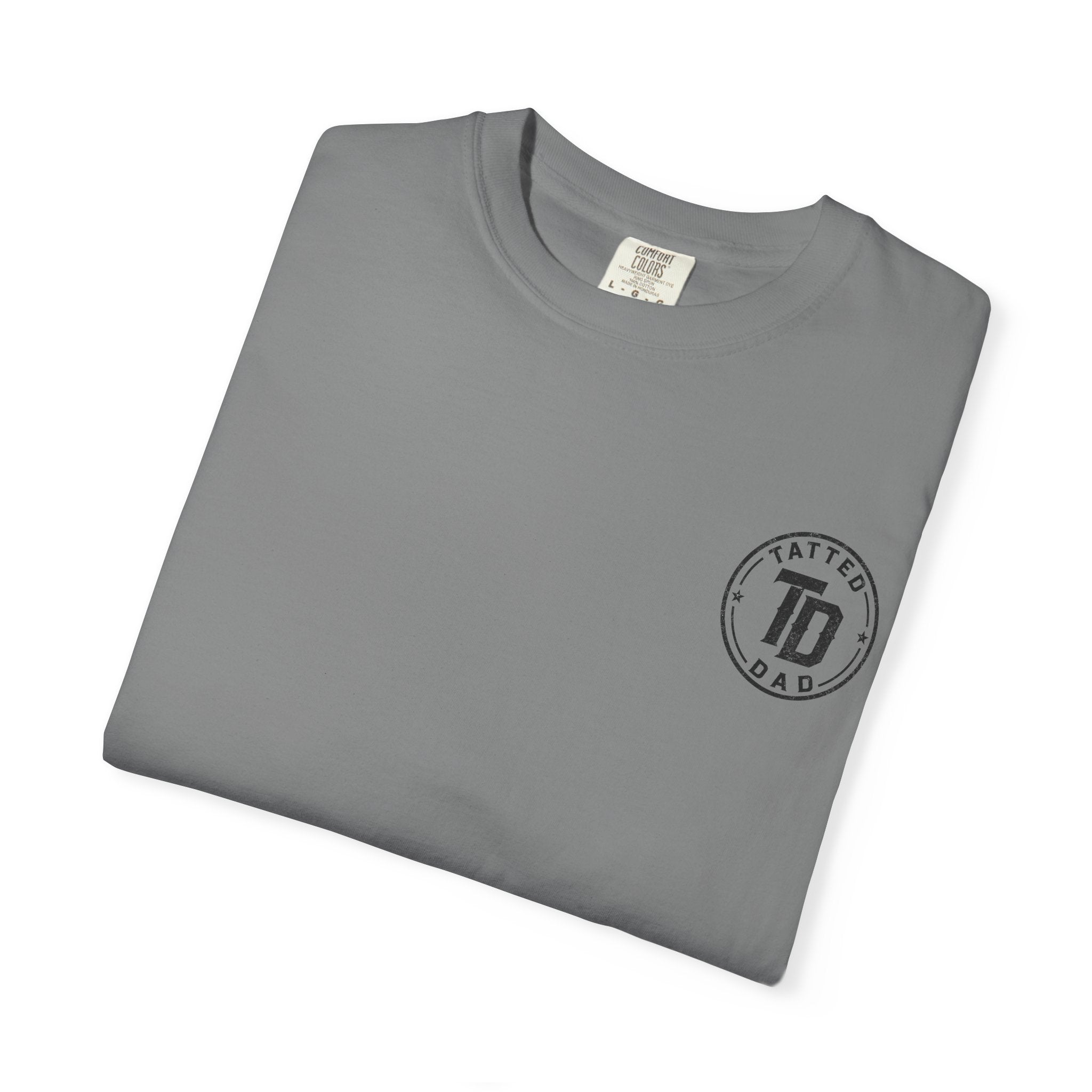 Family Forever Skull T-Shirt — 'Tatted Dad' Garment-Dyed Tee