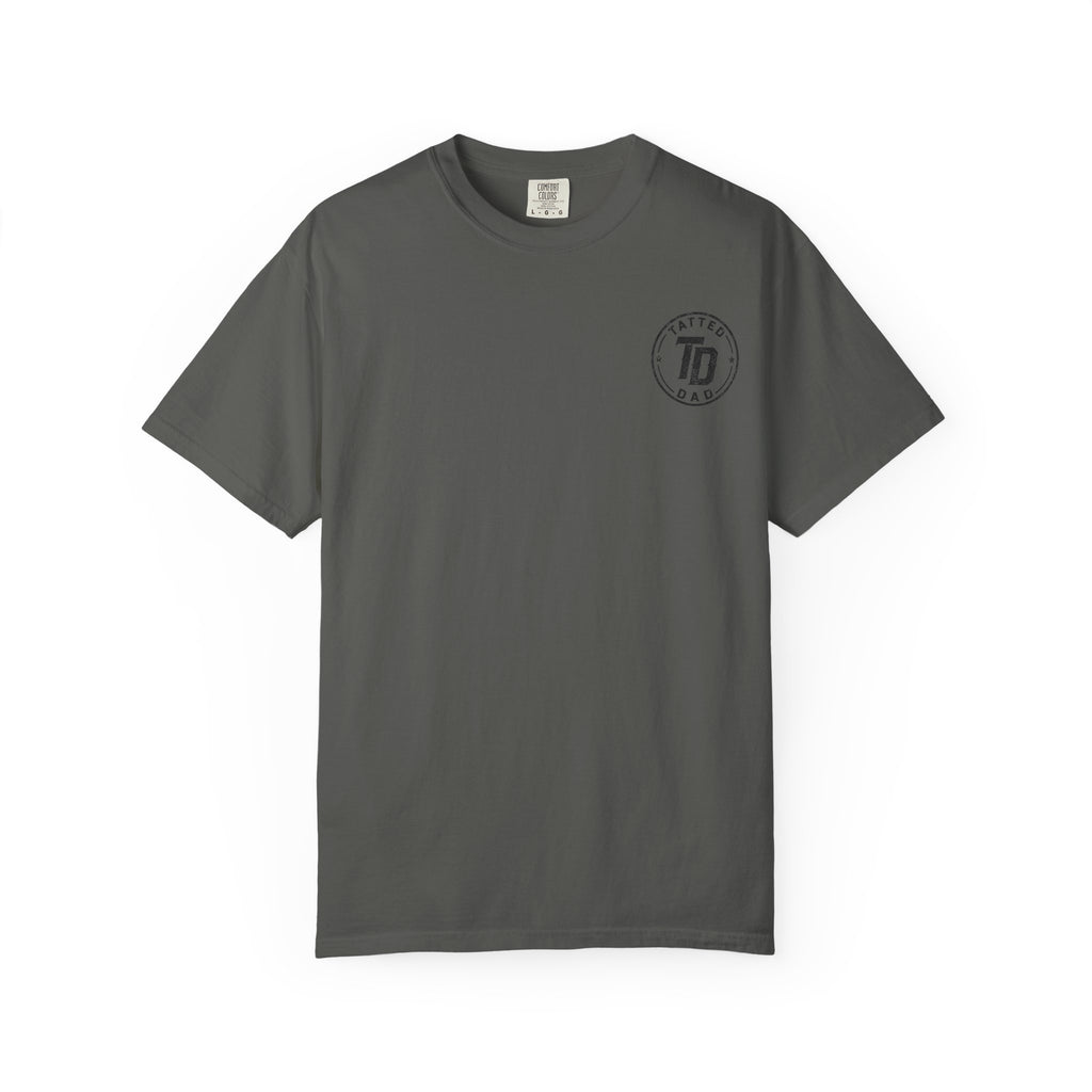Family Forever Skull T-Shirt — 'Tatted Dad' Garment-Dyed Tee