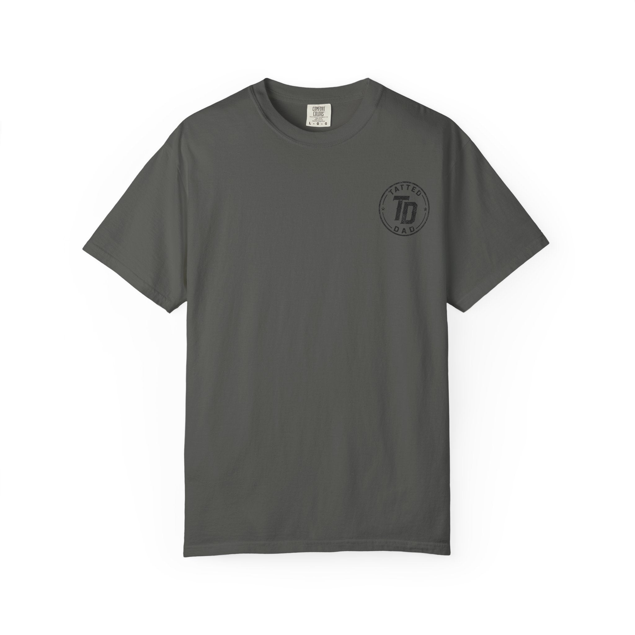 Family Forever Skull T-Shirt — 'Tatted Dad' Garment-Dyed Tee