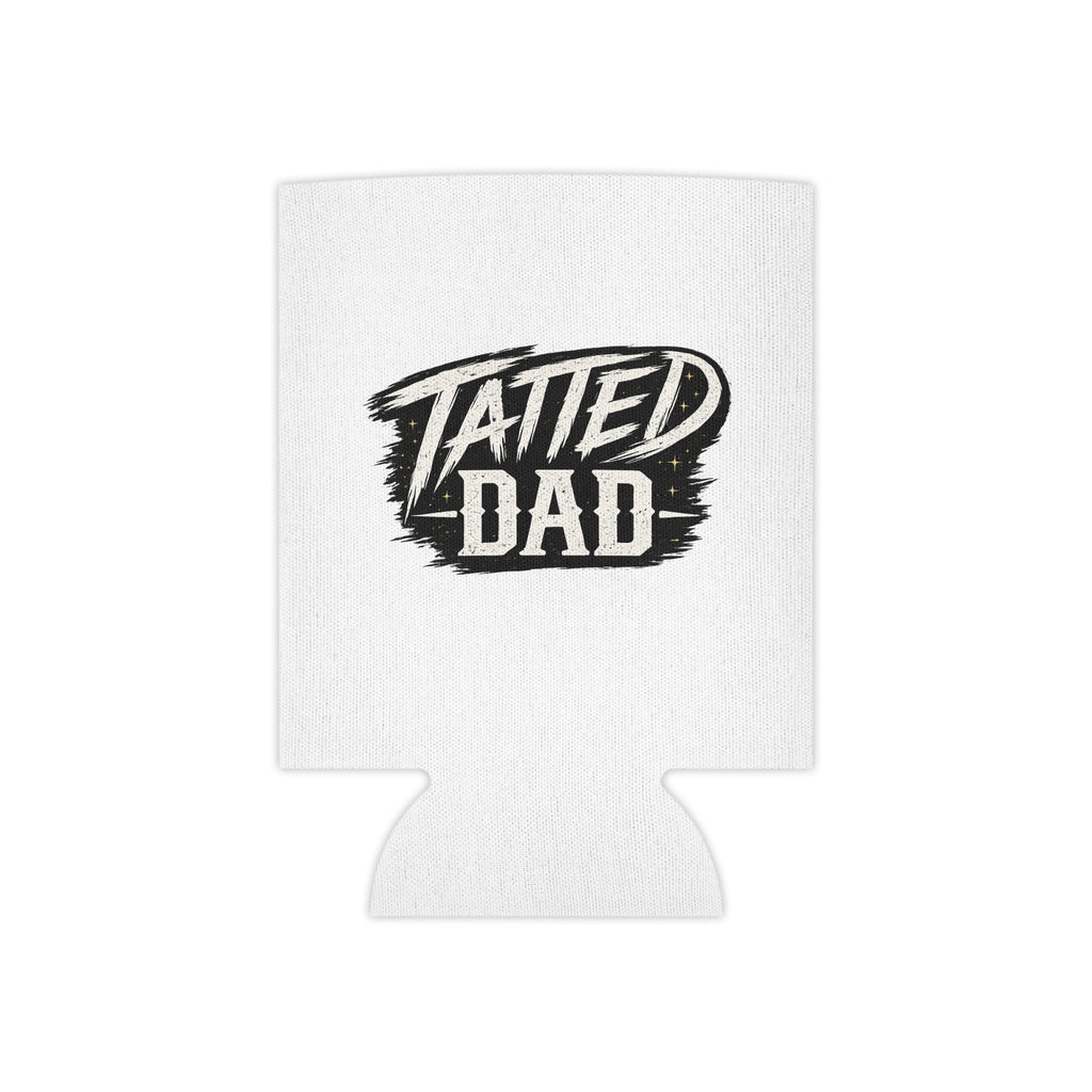 Tatted Dad Can Cooler – "Built Not Born" Insulated Beer Koozie (Father’s Day Gift)