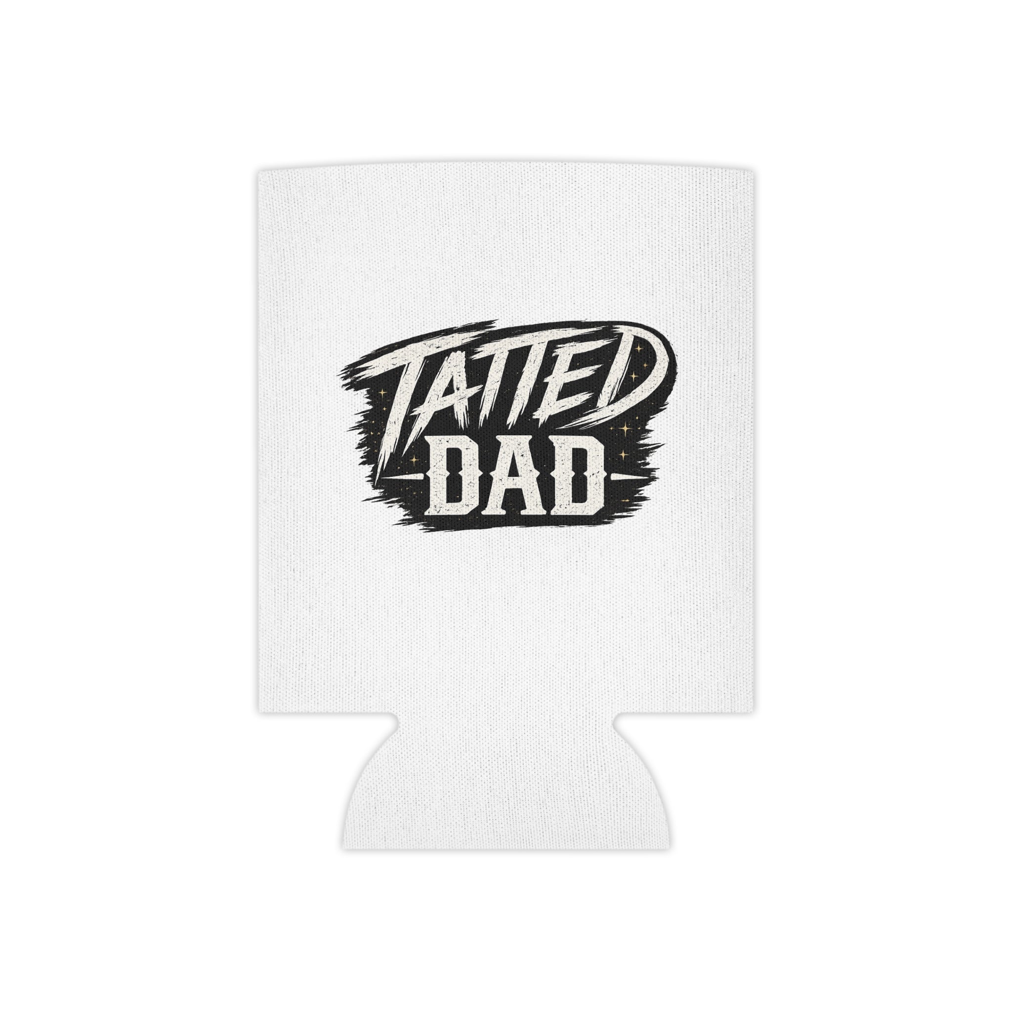 Tatted Dad Can Cooler – "Built Not Born" Insulated Beer Koozie (Father’s Day Gift)