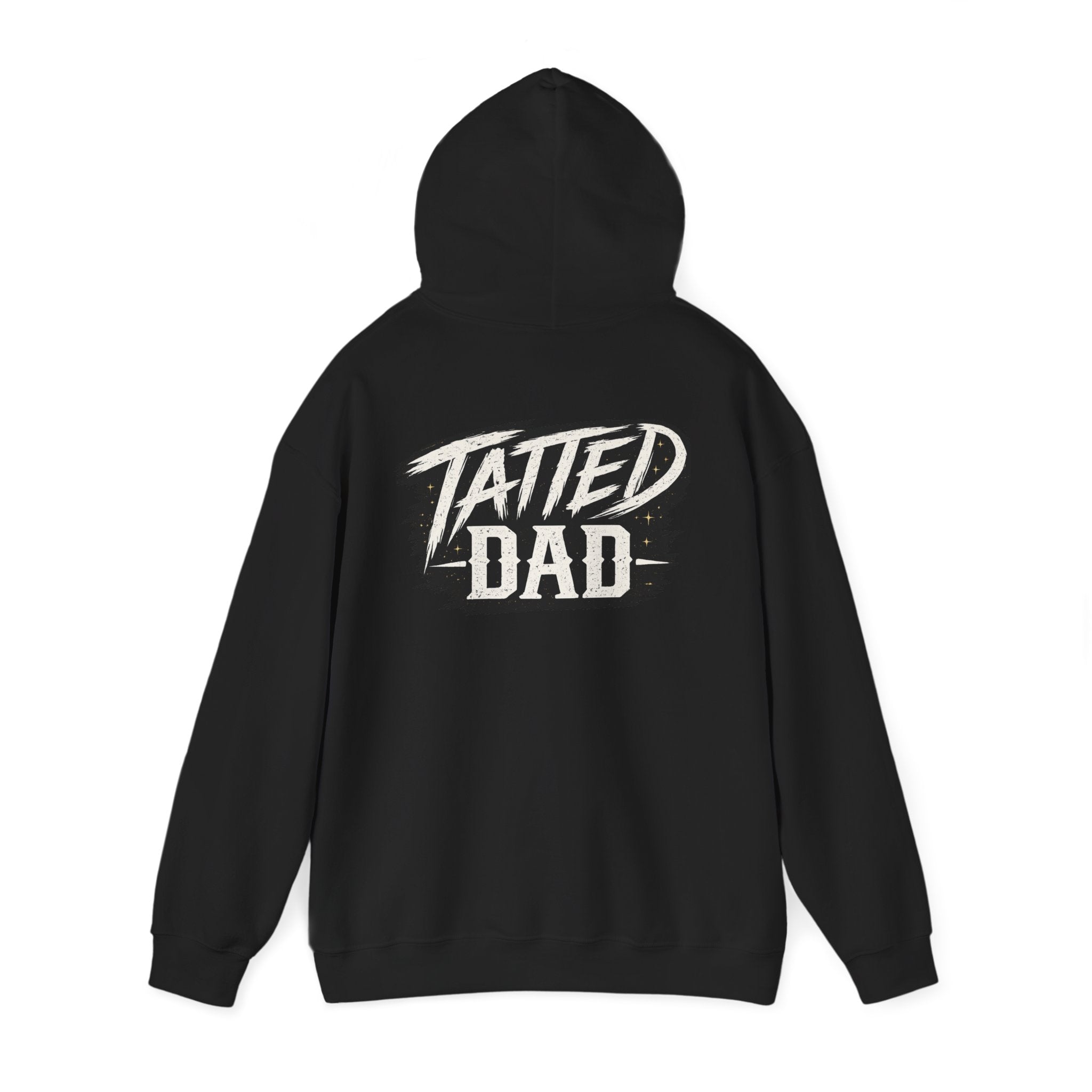 "Tatted Dad" Text Logo-Unisex Heavy Blend™ Hooded Sweatshirt