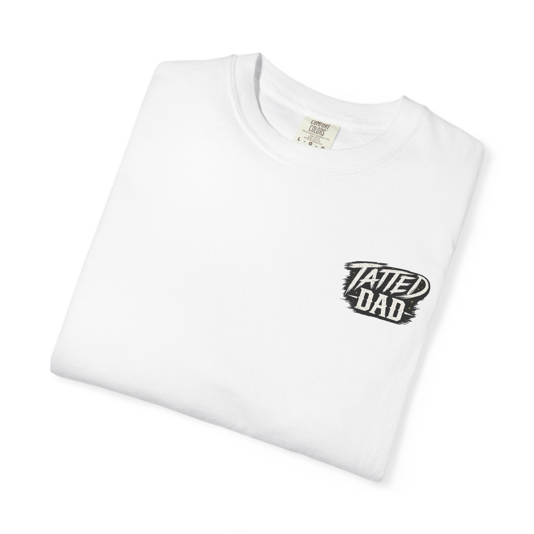 Built Not Born™ | Tatted Dad Premium Graphic T-Shirt | Comfort Colors® Men's Tee